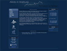 Tablet Screenshot of aikido-marburg.de